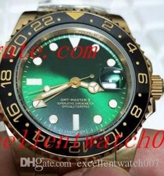 

40mm master gmt ii index 116718116718-ln-78208 18k yellow gold asia 2813 automatic mens watch watches sale, Slivery;brown