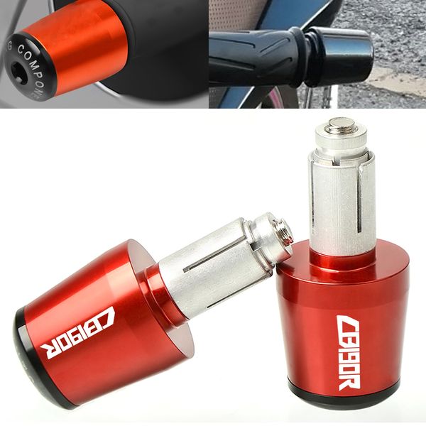 

one pair motorcycle accessories handlebar gear balanced plug slider handle bar end grips caps for cb190r cb 190r cb 190 r