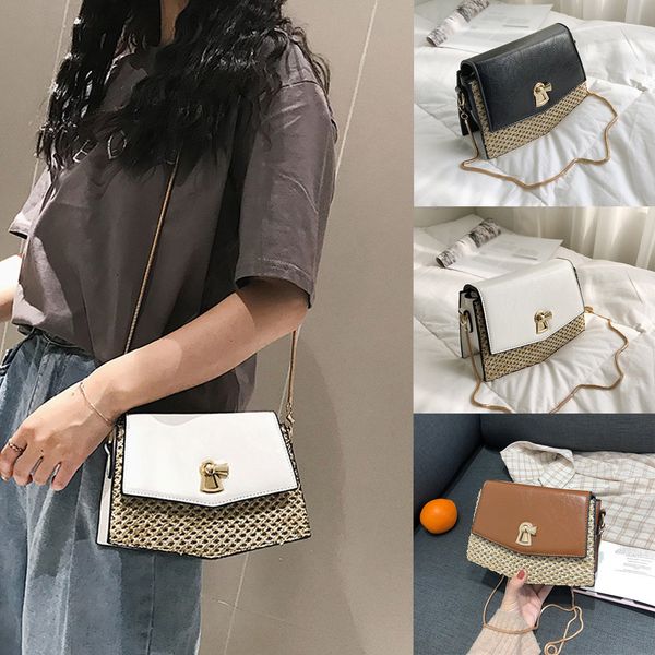 

ladybabag brand fashion ladies classic woven chain wild beach shoulder bag messenger bag dropshipping bolsas de mujer