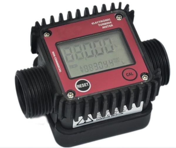 

k24 turbo digital flow meters diesel fuel water plomeria indicator protable turbine flow meter caudalimetro sensor