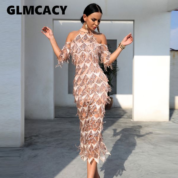 

женщины elegant блесток вечернего платья партии холодное плеча формального vestidos сетка runway платье sexy night club кисточка fringe плат, Black;gray