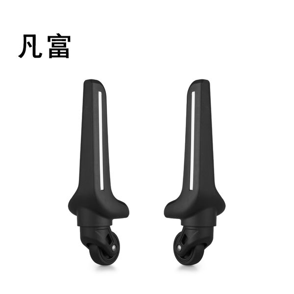 

suitcase wheels black repair replacement wheels cloth suitcase casters luggage mute wheel