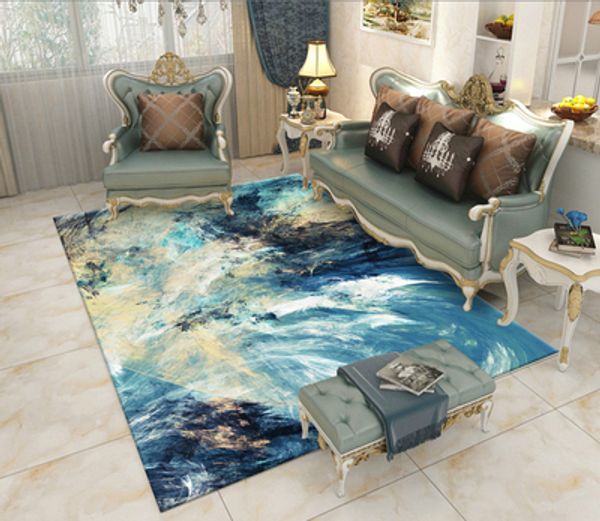 

living room coffee table mat/plush bedroom full bedside blanket rectangular simple modern rug new design mats
