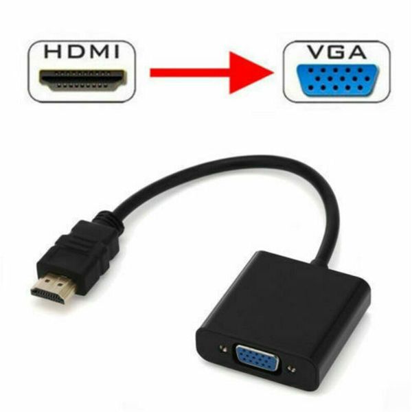 

1080p hdmi male to vga female video cable cord converters adapter for pc dvd hdtv
