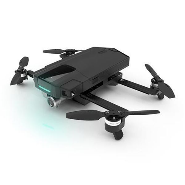 Drone pieghevole GDU O2 WIFI FPV con telecamera HD 4K Posizionamento del flusso ottico con giunto cardanico a 3 assi RTF - Nero