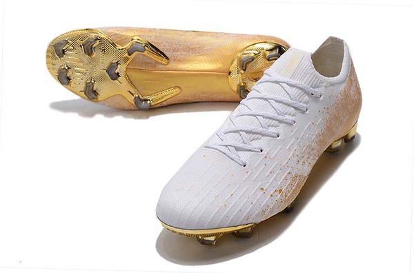 

2019 men mercurial vapors fury vii xii fg low help superfly vi 6 360 cr7 mens white gold soccer football shoes