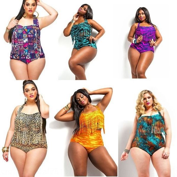 

2015 fat woman plus fat enlarged swimsuit bikini bikini color tassel split swimsuit, White;black