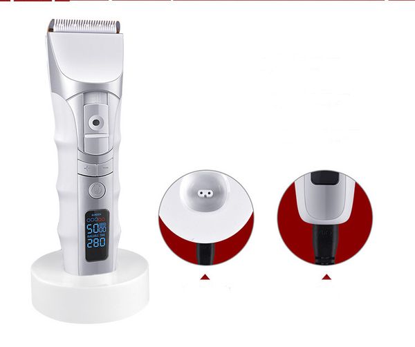 

kemei hair trimmer km-838 electric cordless clippers speed intelligent ceramic hair clipper rechargeable bwkf cwnrf