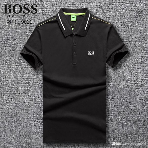 

iduzi 19ss new brand polos mens shirts slim fit design breathable men's polos shirts male 4xl, White;black