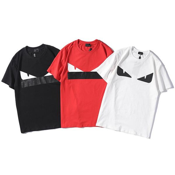 

mens designer tshirt summer new 3 colors mens and womens short sleeve round neck cotton tee asian size s-2xl ing, White;black