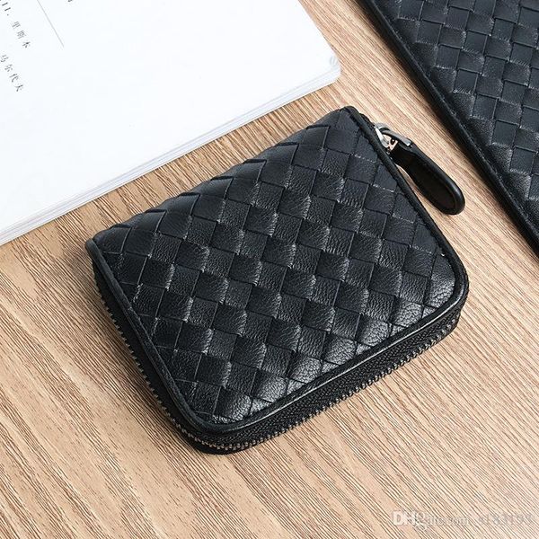 

женщины из натуральной кожи овчины кожа caviar портмоне маленький кошелек с молнией держатели конструктора карты молния дамы кошельки, Red;black