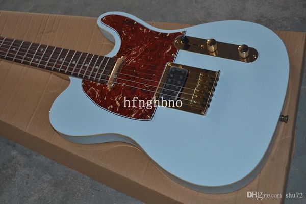 

oem factory quality tl-new green duck eggs color guitar electric guitar golden