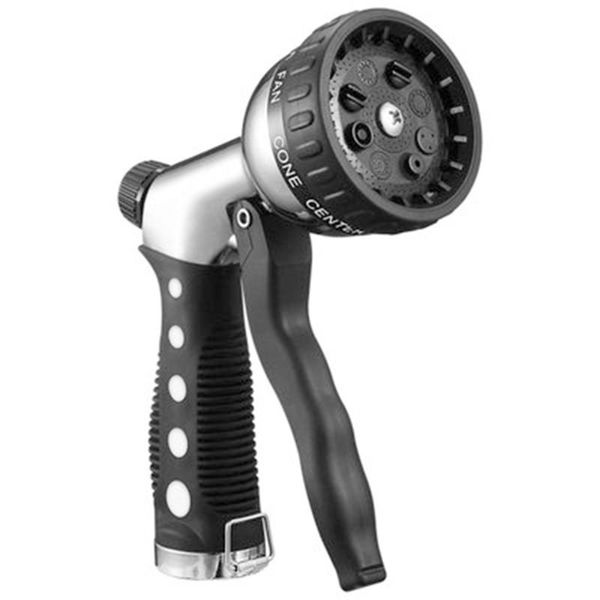 

heavy duty garden nozzle 8 adjustable spray patterns watering lawns washing car g6ka