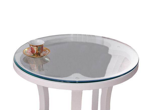 

yo hoom kitchen pvc waterproof tablecloth transparent round thickn1.0mm table cloth table cover oil soft glass