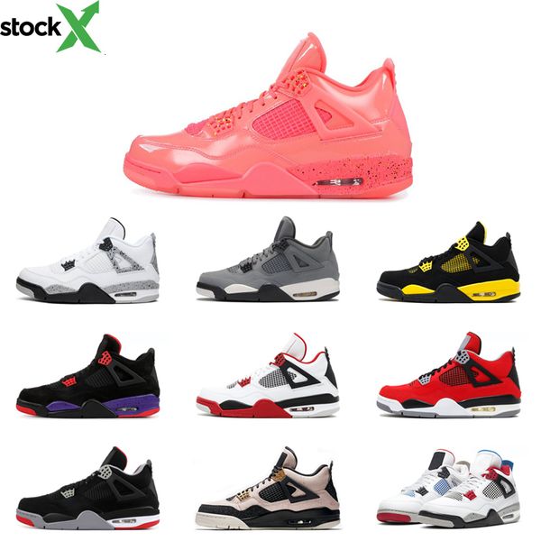 

men basketball shoes what the bred 4 4s fiba silt red tattoo raptors laser black gum cat mens trainers athletic oreo sports sneakers