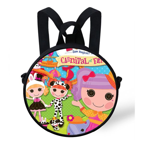 

2019 kids lalaloopsy cartoon design kindergarten baby girls school backpacks mini fashion 9inch shoulder bag gift