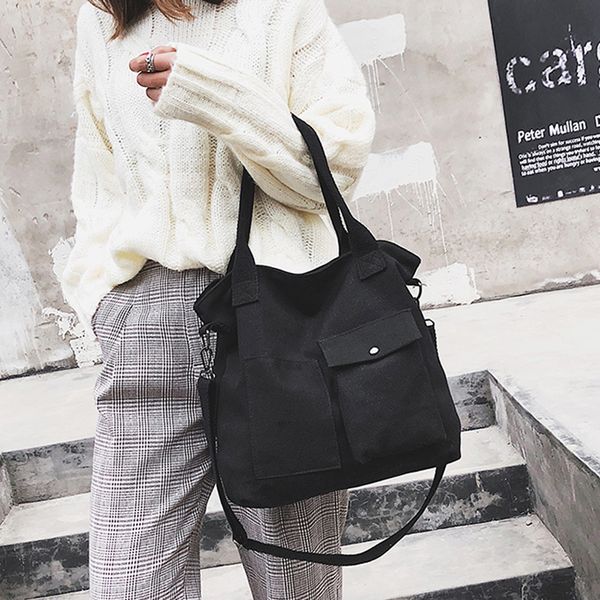 

xiniu fashion solid soft casual totel bag canvas bag messenger shoulder fashion borsa a tracolla da donna#30