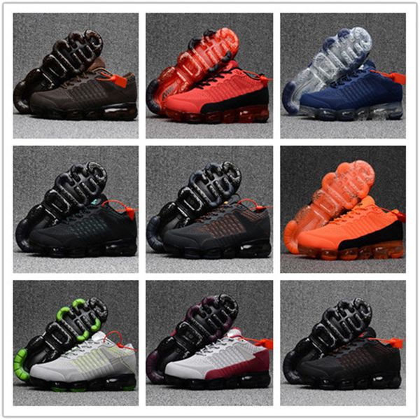 

2018 Hot TN Plus VM plyknit кроссовки Кроссовки черный белый Спорт шок кроссовки для мужчин в