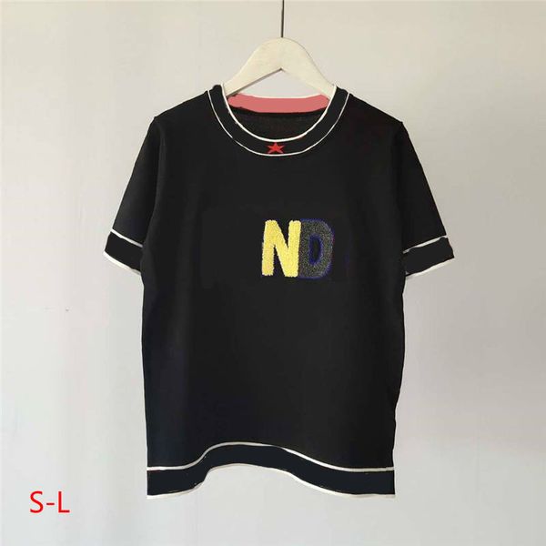 

20s summer women designer t shirts brand tees letter embroidery fashion style wool luxury lady t shirts lr200435, White