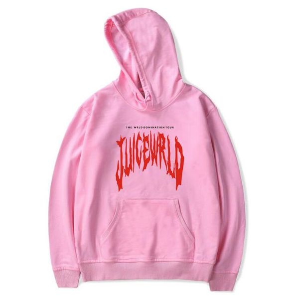 

mens hoodies american rapper juice wrld fashion printing autumn brand hooded sweater for men and women clothing 6 colors optional, Black