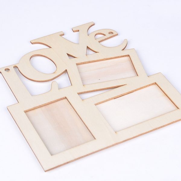 

diy baby p frame wedding wall love wooden white base picture art decor frames