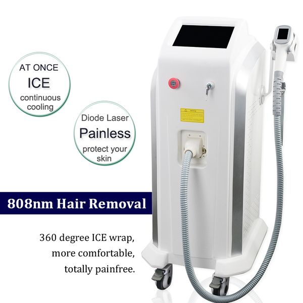 

2019 lightsheer laser hair removal 808nm diode laser therapy platinum ice lazer depilation machine diode hair removal equipment, Black