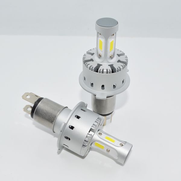 

led car headlight h4 led hb2/9003 hi/lo beam 12000lm high power 90w auto high/low dual beam white 6000k headlight bulb