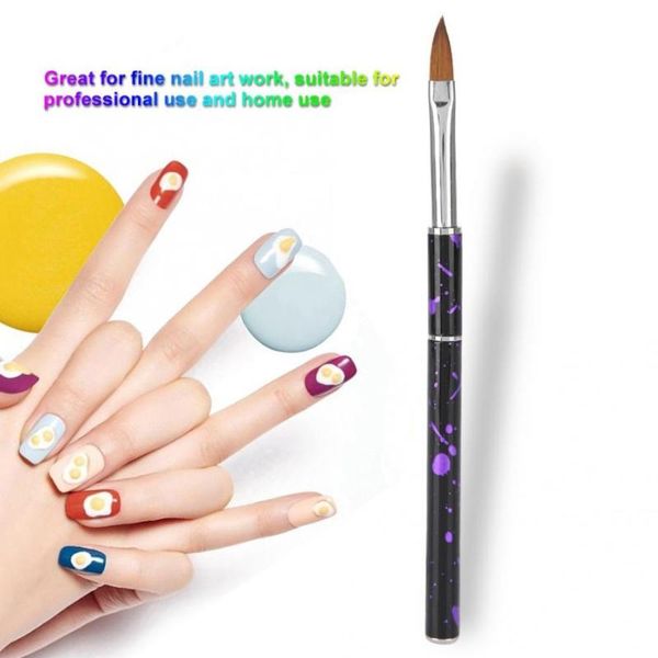 

uv gel nail art pen brush drawing painting lines floral shape handle manicure tool kit nails accessoires nail art pen, Yellow