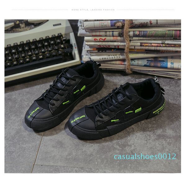 

new designer women sneakers leather casual shoes spring autumn black white sneakers platform med heel ladies comfortable c12
