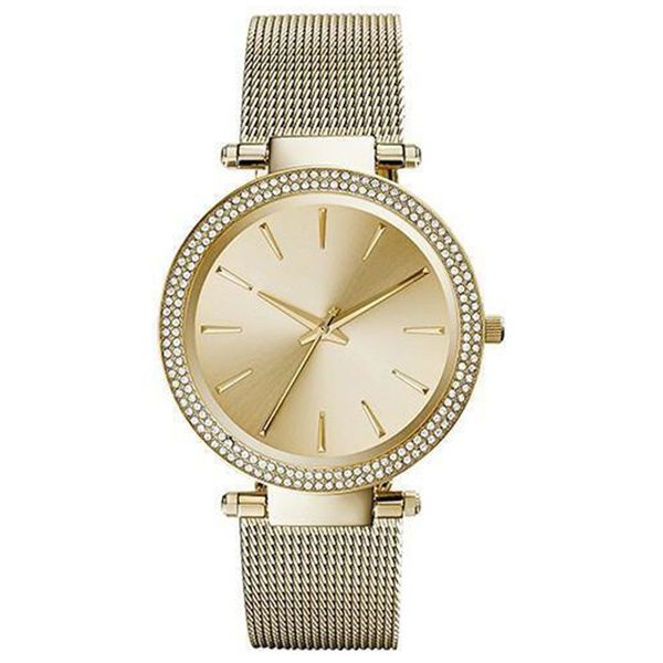 

japan movement drop shipping new 3367 3368 3369 ladies rose gold mesh darci watch, Slivery;brown