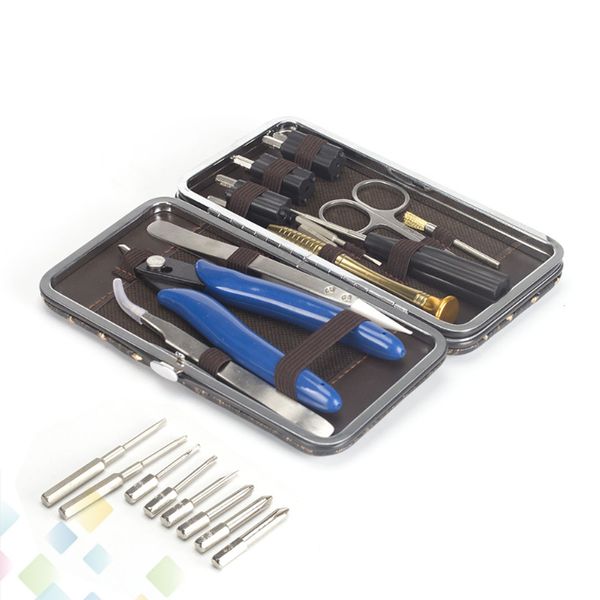

Authentic Vapswarm V3.5 Tool Kit Set for Vape DIY RDA RBA Building Coil Jig Allen Screwdriver Scissors Pliers Tweezer Brush Carry Bag