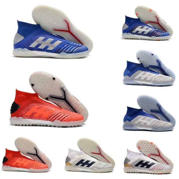 

2019 new soccer cleats predator 19 in ic indoor soccer shoes waterproof predator 19 tf football boots men shoes