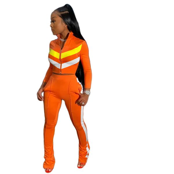 orange jogging bottoms