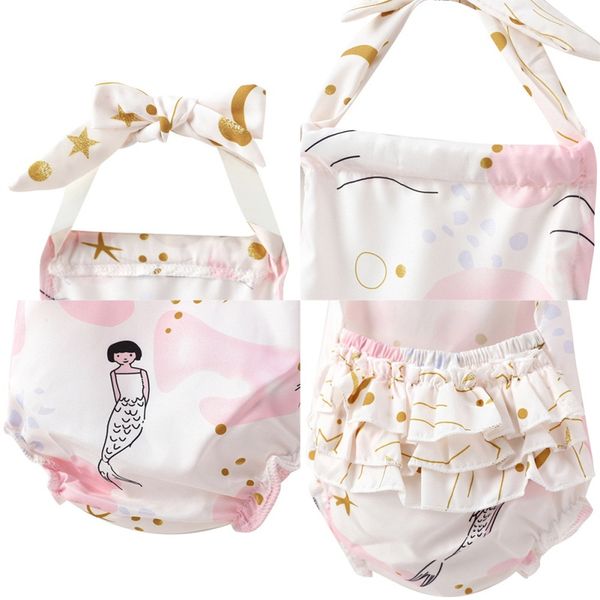 

девоки cotton printed комбинезон лений легкий ком оѬами женкий плжнй ком, Blue