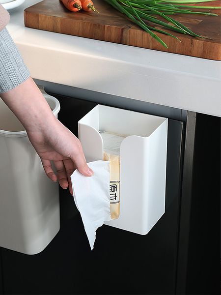 

hole-free кухня бумаги коробка для хранения насосные бумаги box бесшовные настенный держатель ткани туалетной бумаги box