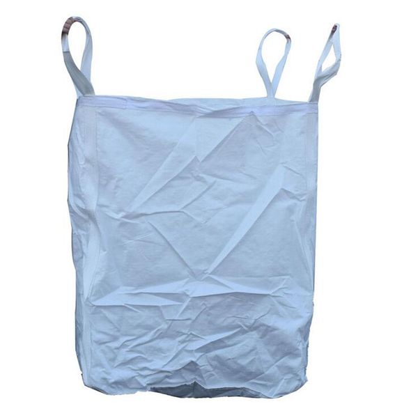 

2t fibc bulk bag super sack waste storage 3.3x3.3x3.3' basic w/ 4 handles