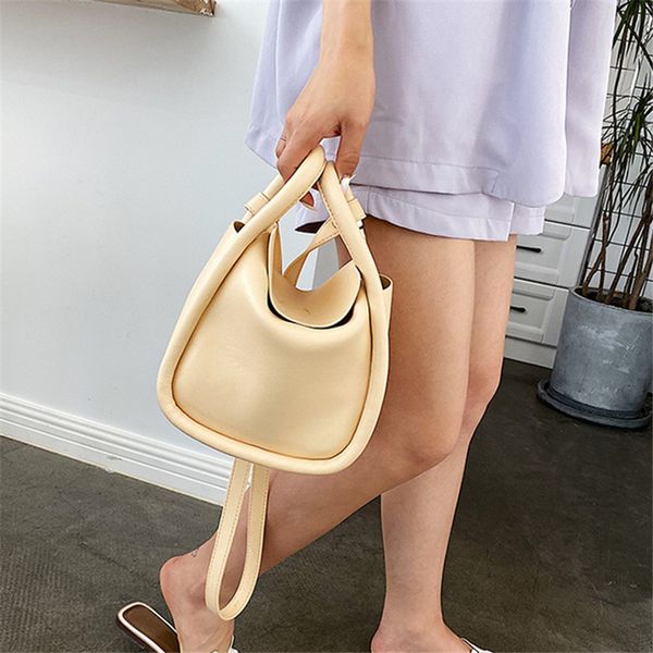 

brand original design 2020 new bucket bag shoulder bag foreign style fashion simple joker handbag