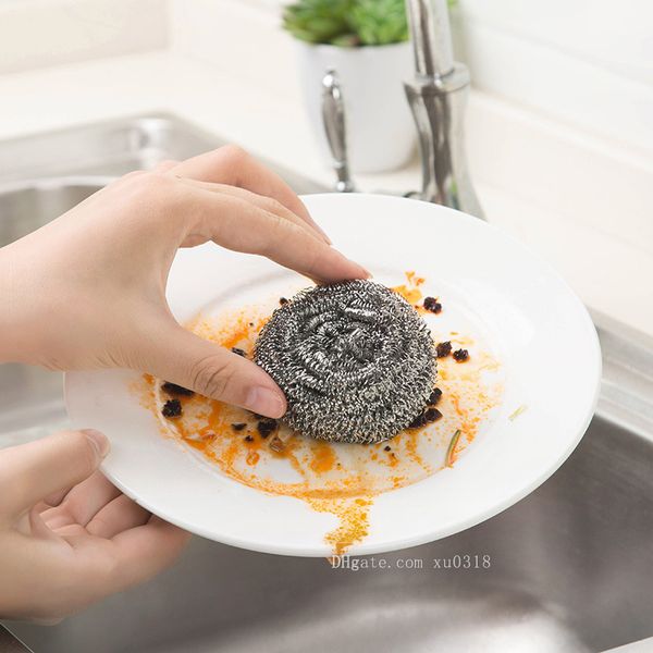 Hot Stainless Steel Cleaning Ball Steel Ball Kitchen Supplies