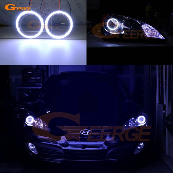 

for genesis coupe 2010 2011 2012 excellent angel eyes ultra bright cob led angel eyes kit halo ring