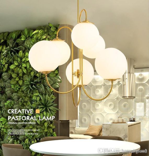 

modern pendant lamp light stainless steel ball led chandelier firework light restaurant villa l project pendant lighting