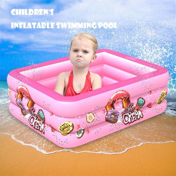 

children's inflatable pool square baby swimming pool splashing fishing inflatable bathing swimming water float accessories