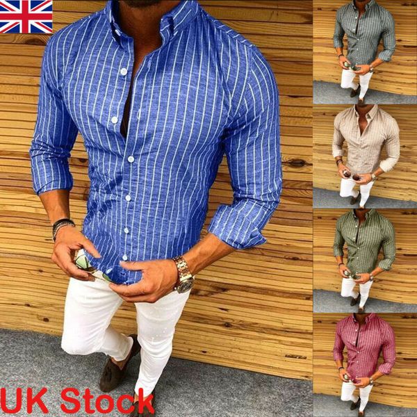 

fashion mens casual long sleeve shirts formal slim fit shirt blouse t-shirt, Black;blue