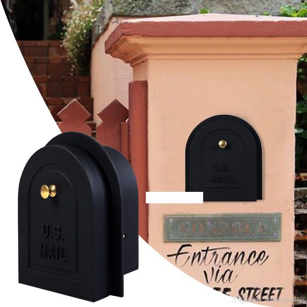 2019 6 Brick Stone Stucco Mailbox Door Cast Aluminum Replacement Doors Mailboxes From Set Store 60 2 Dhgate Com