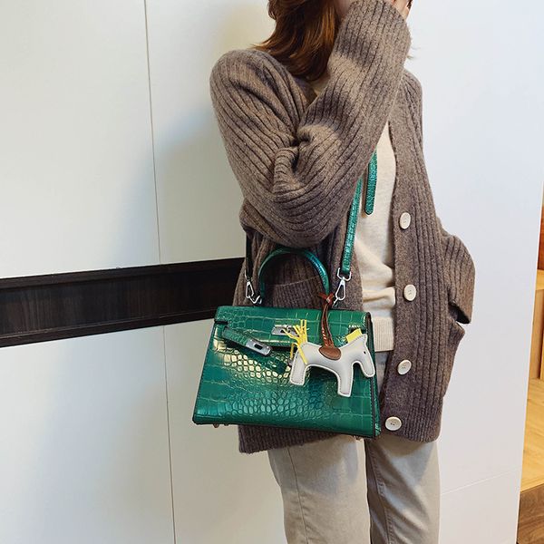 

новый дизайнер сумочка замок роскошная мода портативный женский сумка дизайнер плечо диагональ кулон сумка