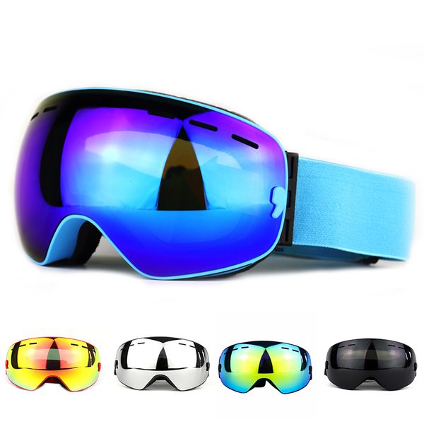 

anti-uv400 goggles wind and anti-fog three-layer sponge double-layer lens high ski glasses mountaineering ski accessories