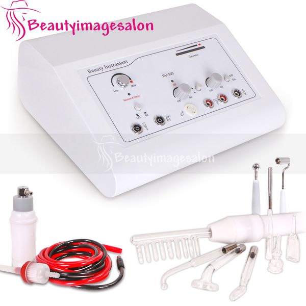

multi-function 4 in 1 beauty equipment massager machine hf galvanic vacuum spray therapy skin care beauty machine