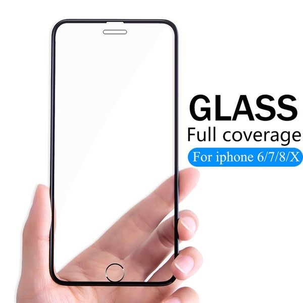 

3d full cover protective glass for iphone 6 6s 11pro max glass flim iphone xs max xr screen protector tempered glass on iphone7