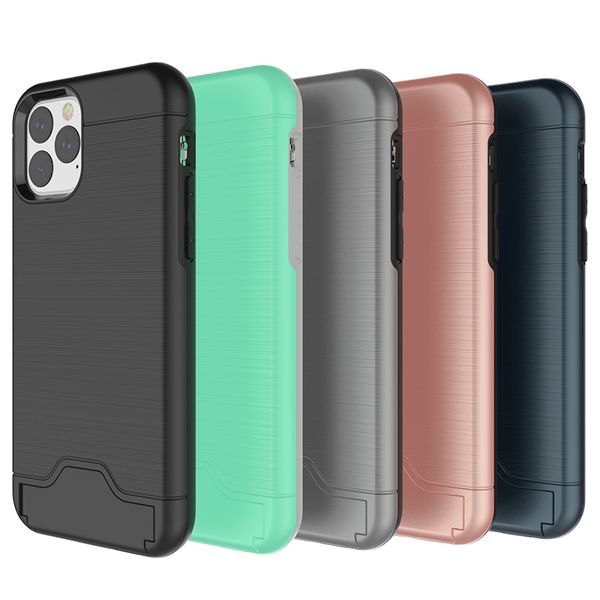

Bru hed card lot holder armor kick tand rugged hard cover ca e for iphone 11 pro max x xr x 8 7 6 6 plu am ung galaxy 10 9 8 note 10