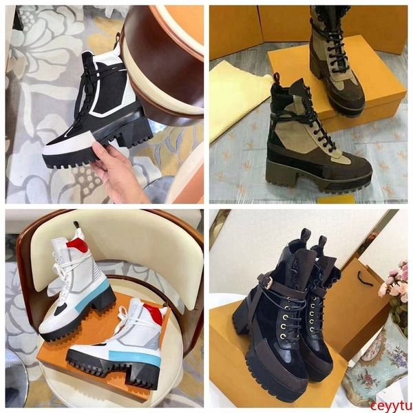 

designer boots leather men women heavy-duty soles snow boots casual martin boots wholesale fashion luxury shoes