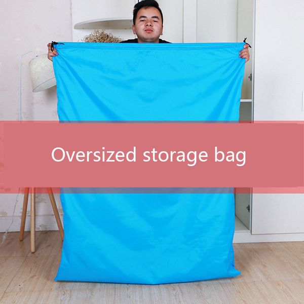 

5 sizes waterproof storage bag foldable quilt makeup sundry toy storage dustproof durable two-way drawstring clothes organizer